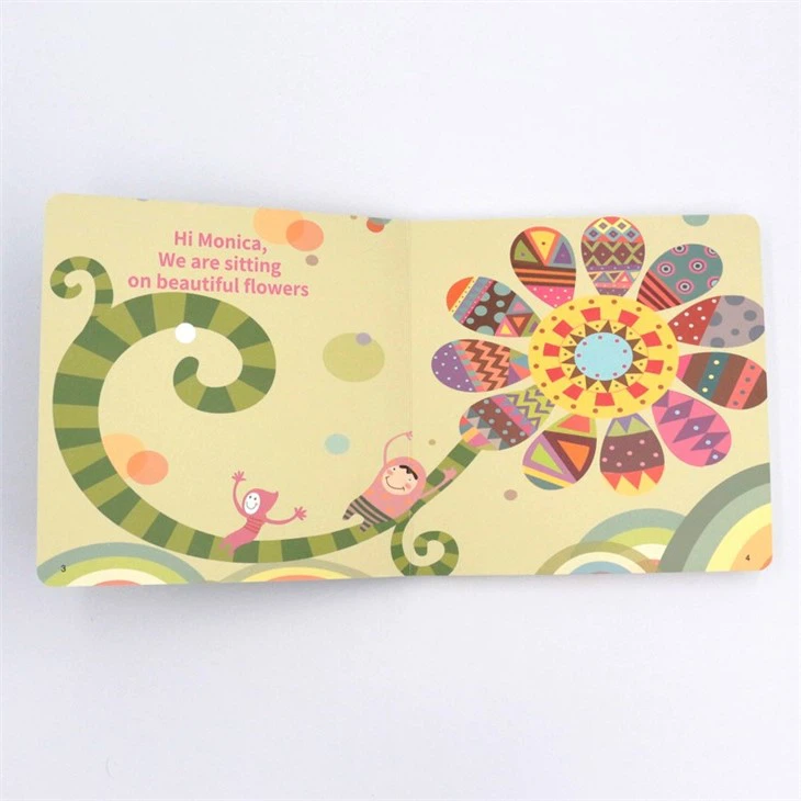 Best Friends Kids Learning Talking Book With Touch Button Customized