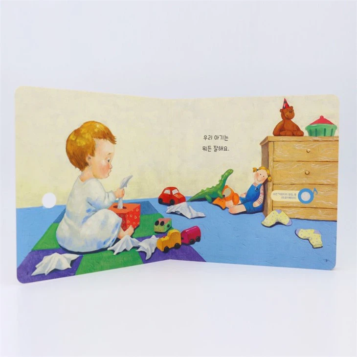 China Factory Supplies Customized Audio Book For Kids Eduational Talking Toys
