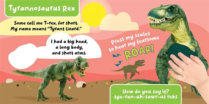 Noise Touch and Feel Dinosaur Sounds Board Book