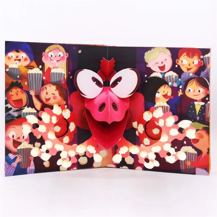 New Kids Learning 3D Pop Up Book With Talking Music Customized Bulk