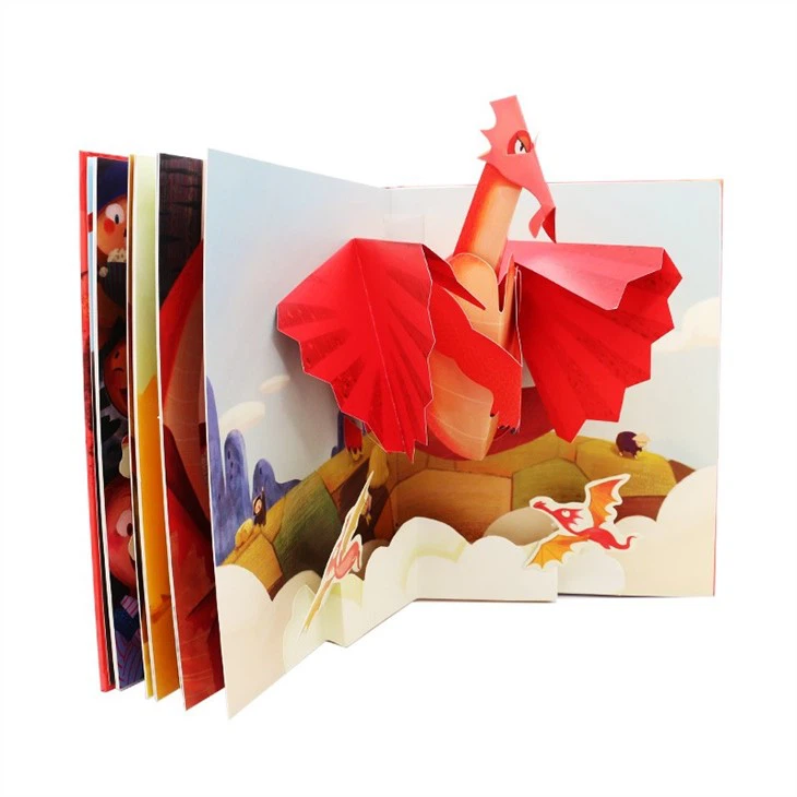 New Kids Learning 3D Pop Up Book With Talking Music Customized Bulk