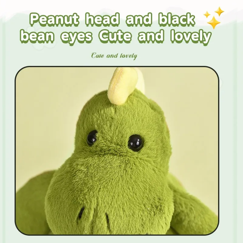 Interactive Plush Pet Toy With Tail Dinosaur Sound Features